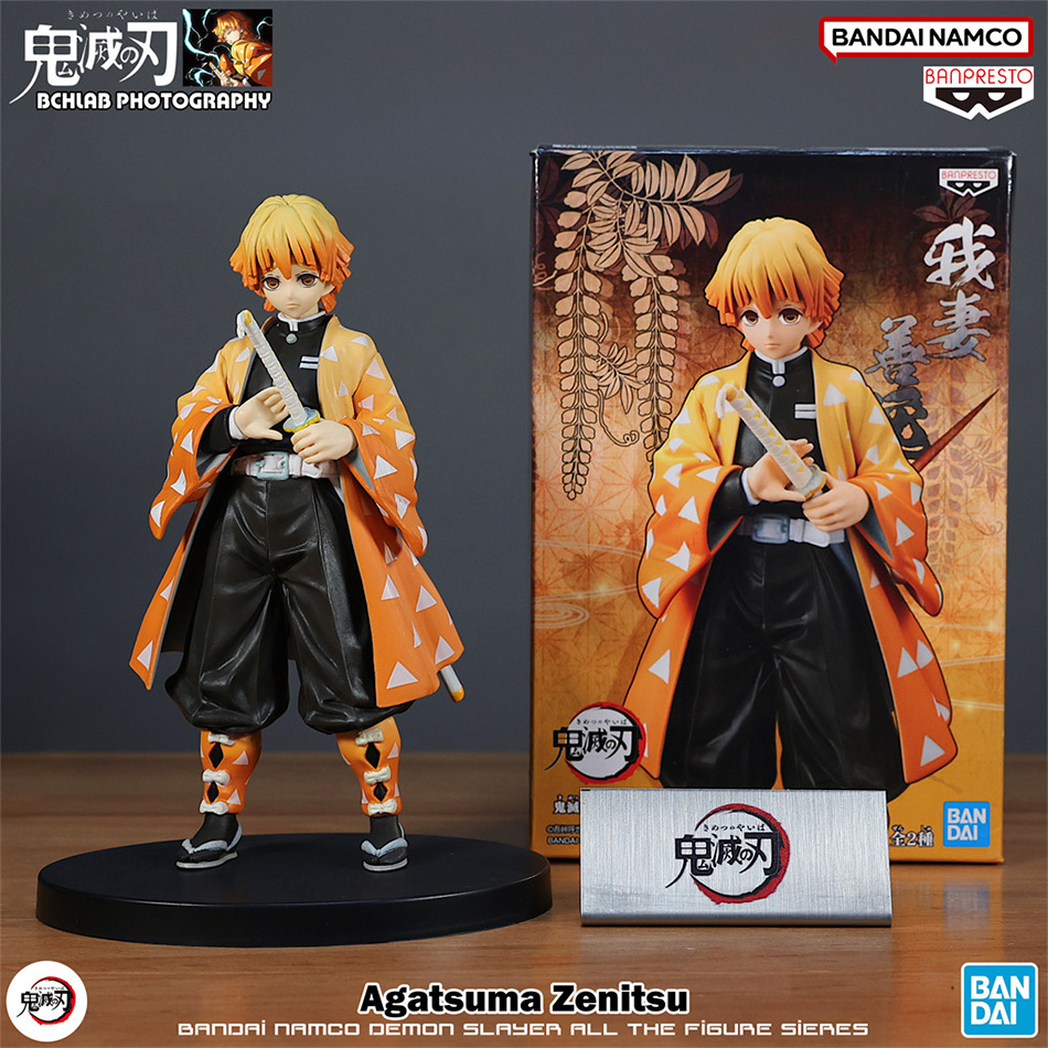 Model Kit Zenitsu - Figurines d'anime Demon Slayer Tanjiro Kamado