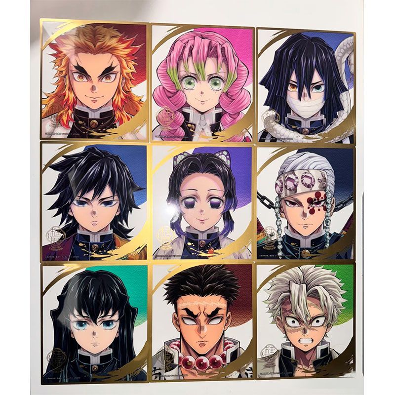 Model Kit Zenitsu - Carte transparente en PVC Demon Slayer,