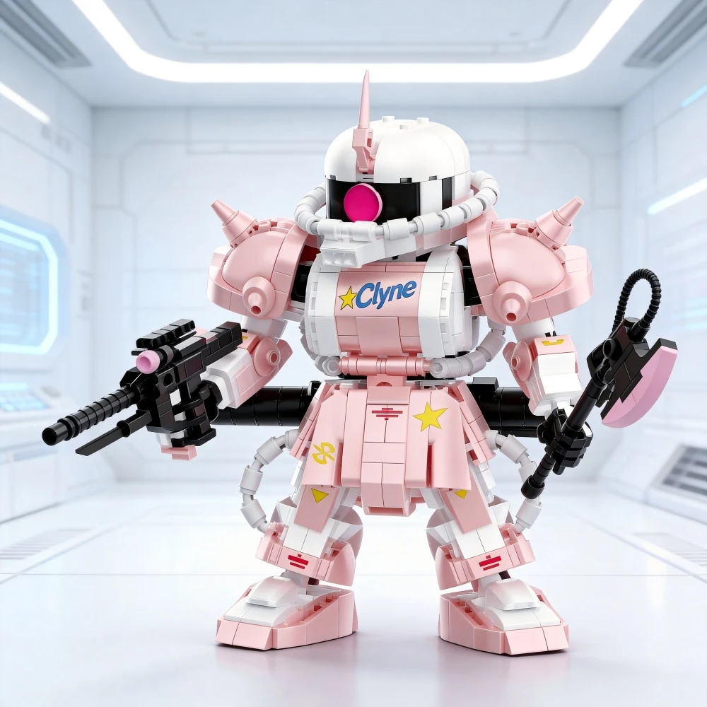 Model Kit Zaku - 892 pièces, kit de construction de