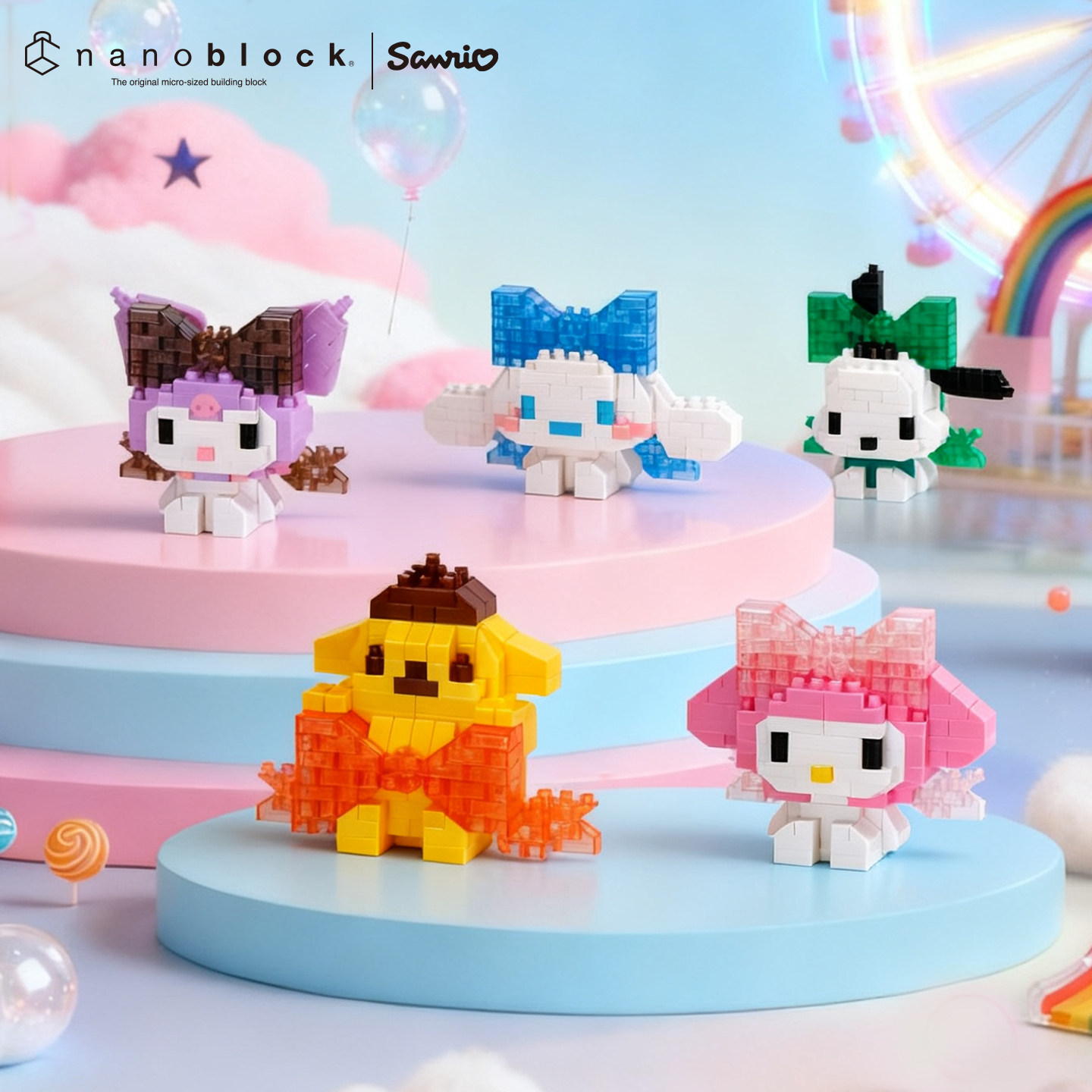 Model Kit Japan - Nanoblock Sanrio Micro Building Blocks Genuine