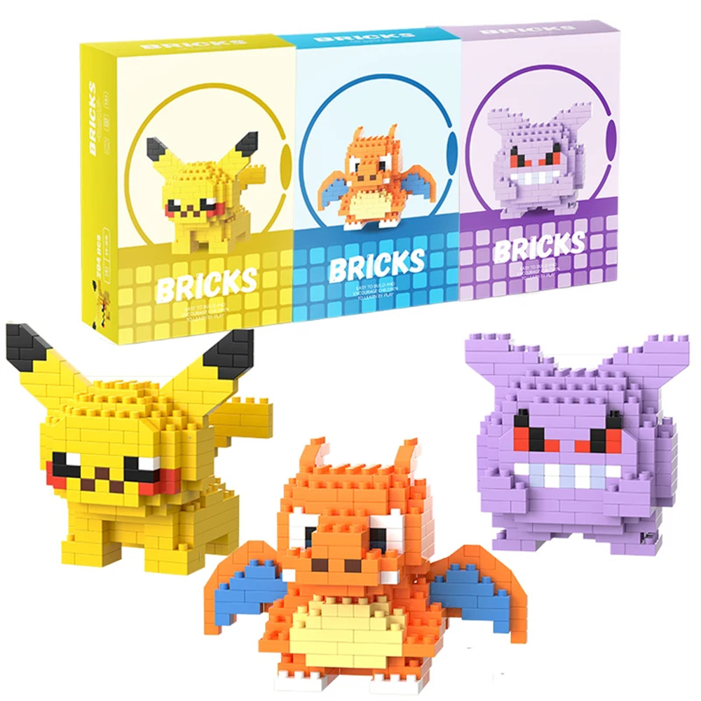 Model Kit Resin - Micro blocs de construction Pokemon Pikachu