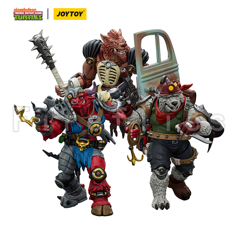 Model Kit Tristan - 1/18 JOYTOY figurine tortues-Dirtbag Groundchuck Rahzar