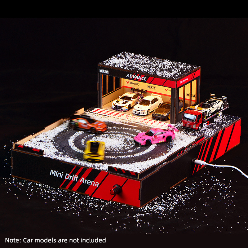 Model Kit Display - Diorama de piste de drift DIY