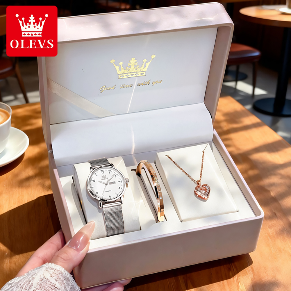 Model Kit Display - Montres OLEVS 2996 pour femmes, originales,