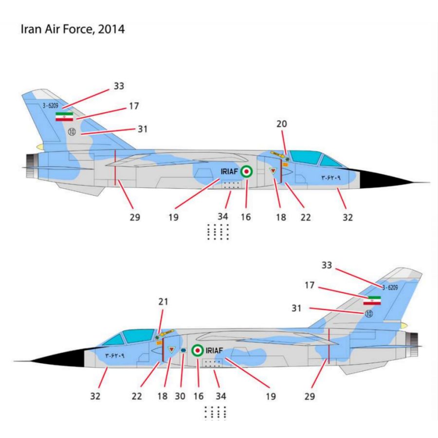 Model Kit Academy - Kit de modèle d'avion de chasse