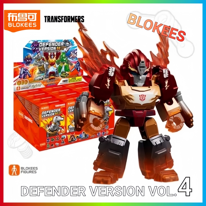 Model Kit Rodimus - Figurine d'action Hot Blokees Transformers Defender