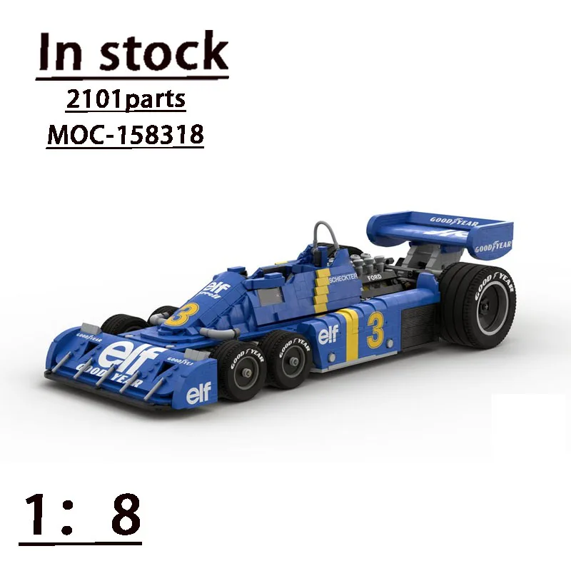 Model Kit Formula 1 - Nouveau MOC-158318P34 1976 échelle 1:8 formule