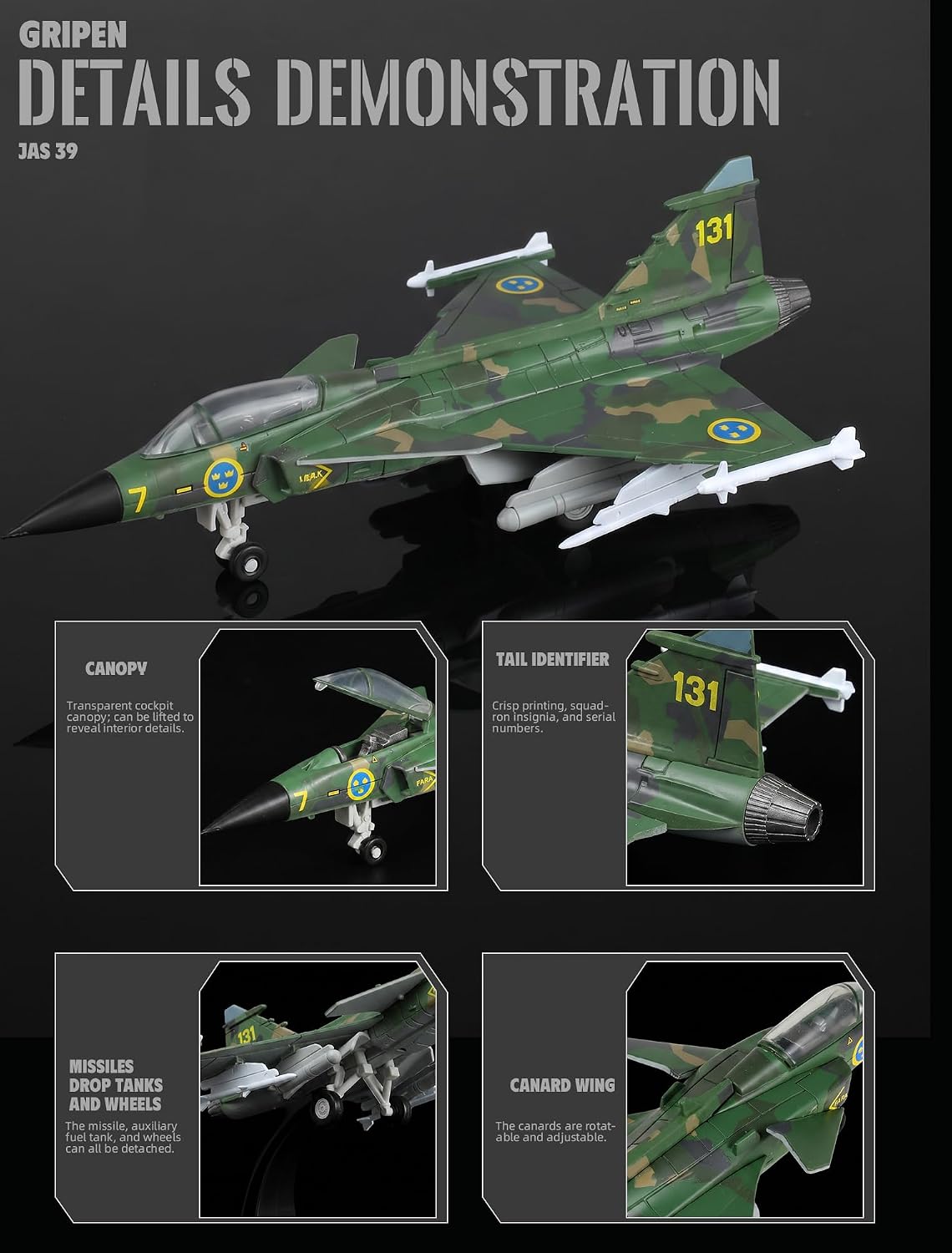 Maquette d'avion de chasse JAS - Model Kit Quick avis et prix