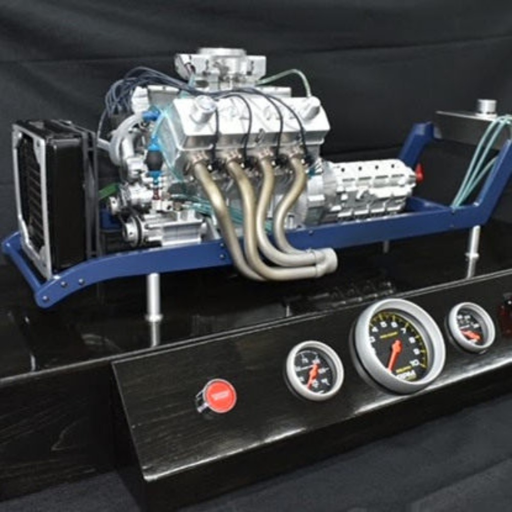 Modèle de moteur V8 entièremen - Model Kit Locomotive avis et prix
