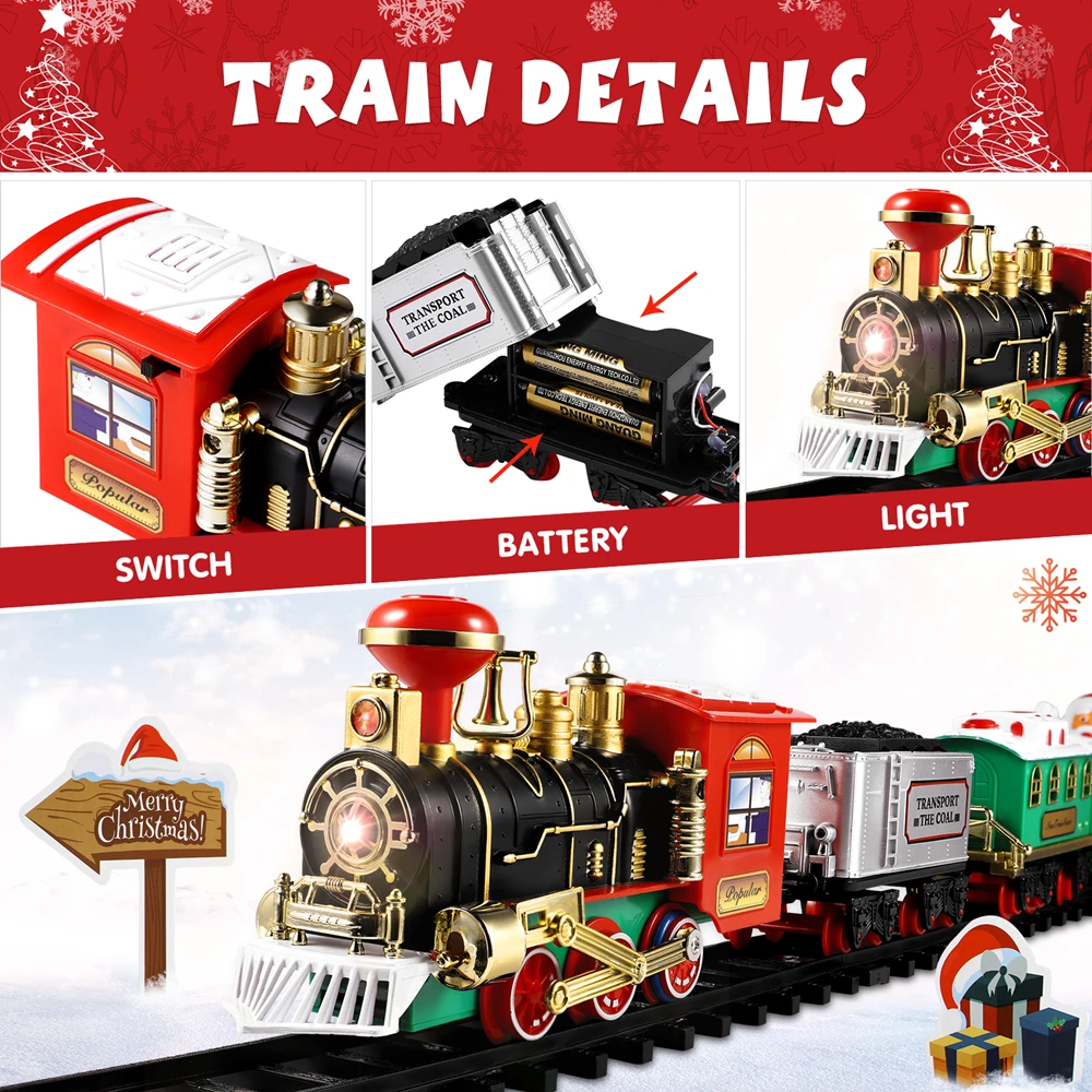 Ensemble de Train de noël, Min - Model Kit Locomotive avis et prix
