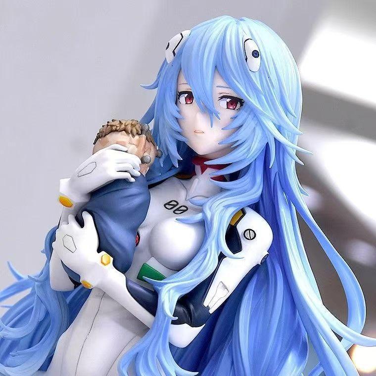 Figurine Rei Ayanami à genoux  - Model Kit Evangelion avis et prix