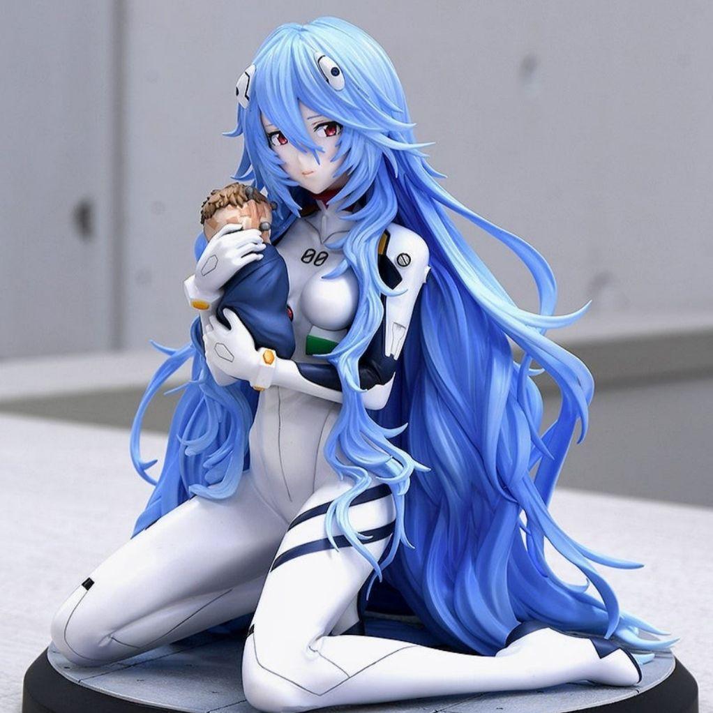 Figurine Rei Ayanami à genoux  - Model Kit Evangelion avis et prix